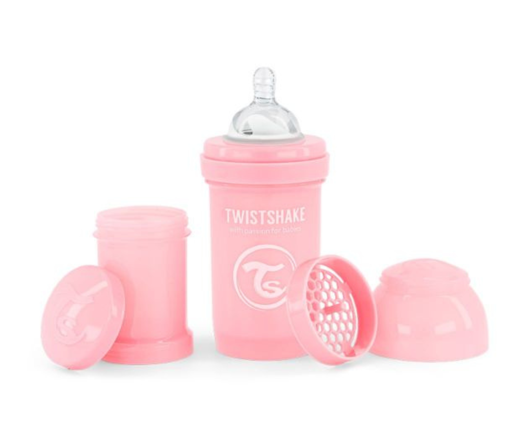 BIBERON  ANTI-COL  180ML - ROSA