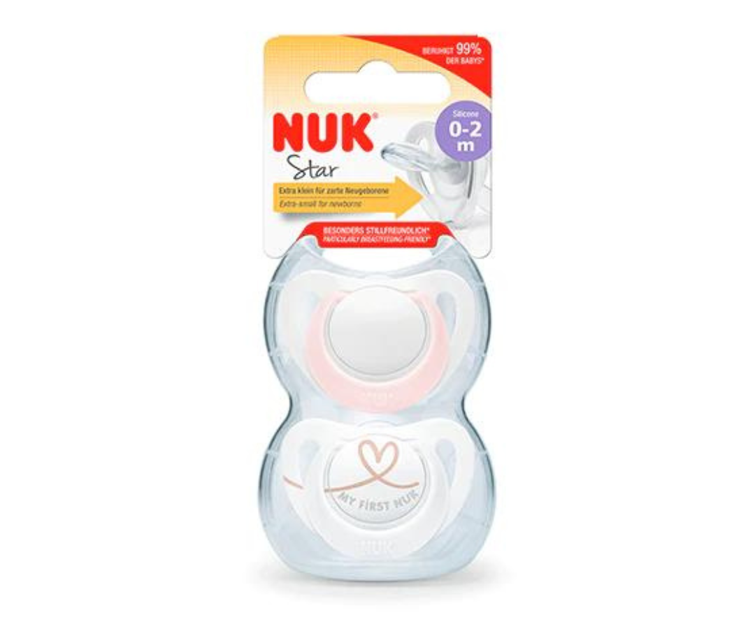 CHUPON STAR 0 NINA ROSADO NUK