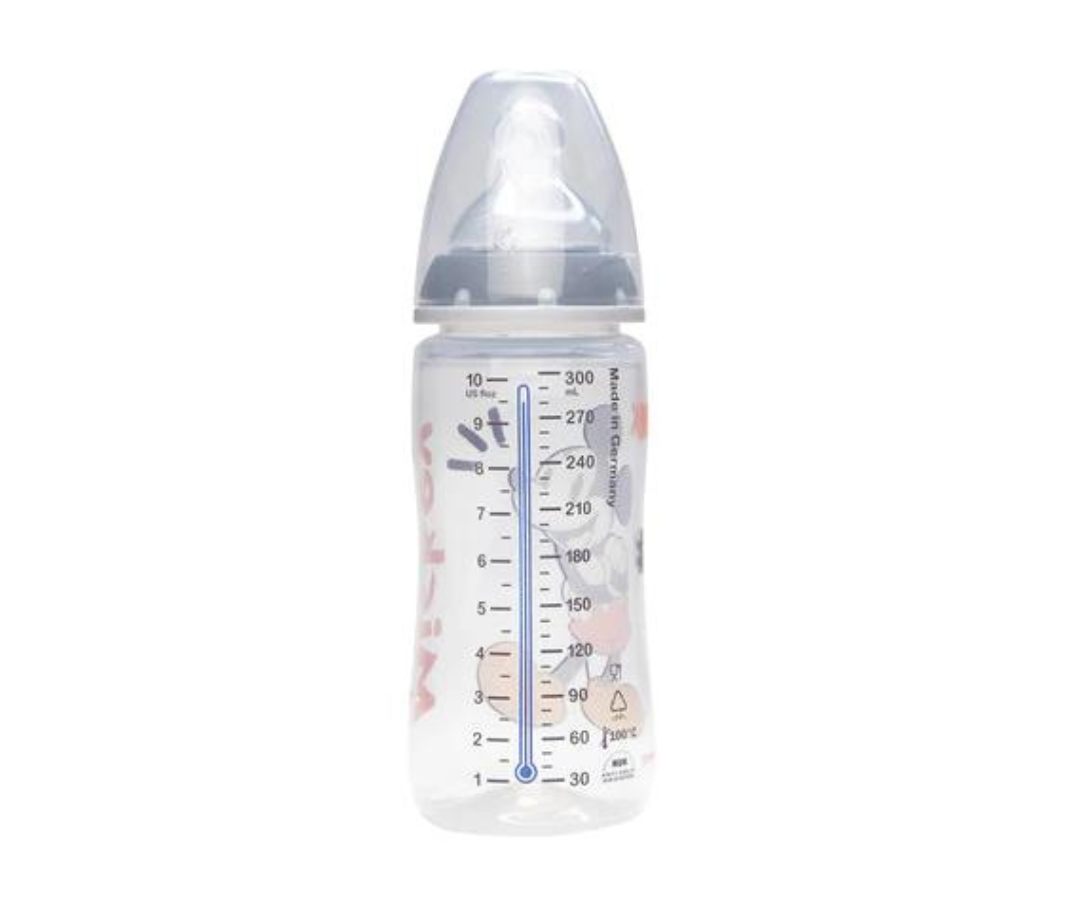 BIBERON FIRST CHOICE + PP CT 300ML MICKEY GRIS NUK