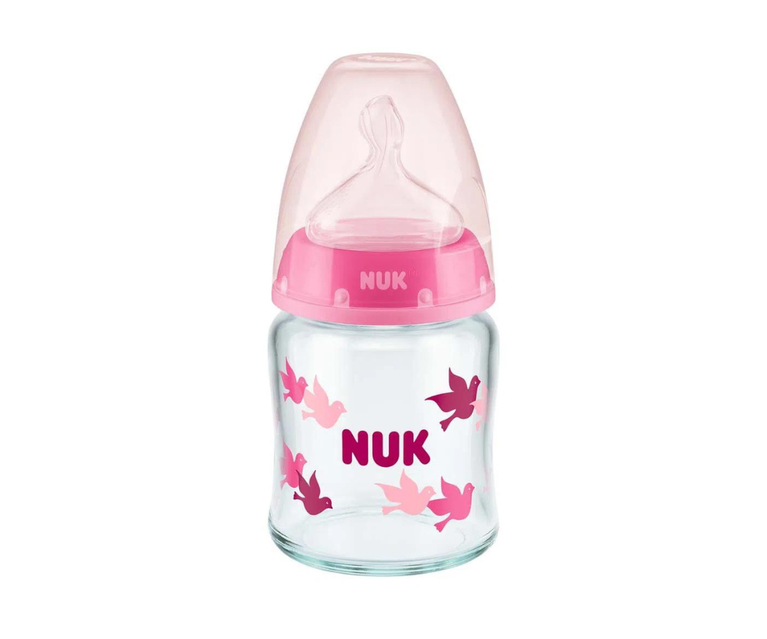 NUK BIBERON FIRST CHOICE + VIDRIO CT 120ML NINA