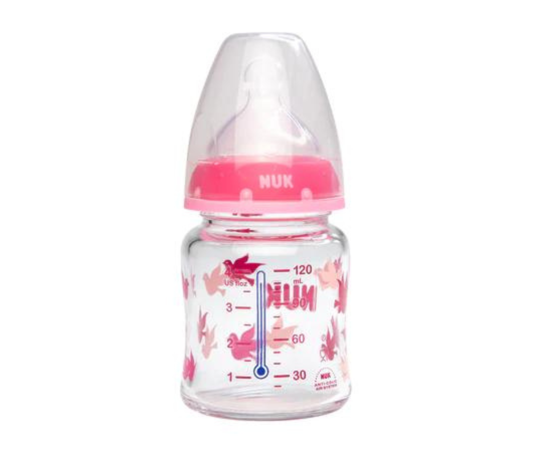NUK BIBERON FIRST CHOICE + VIDRIO CT 120ML NINA