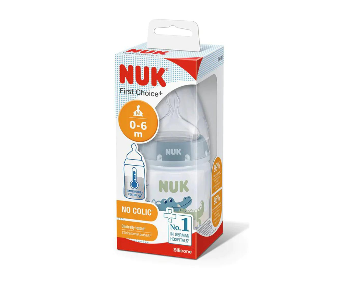 NUK BIBERON FIRST CHOICE + PP CT 150ML NINO