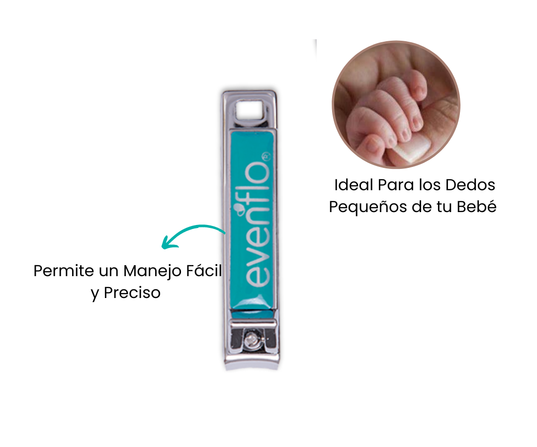 Set Manicure Para Bebe Evenflo 5266 Tijeras Cortauñas Lima