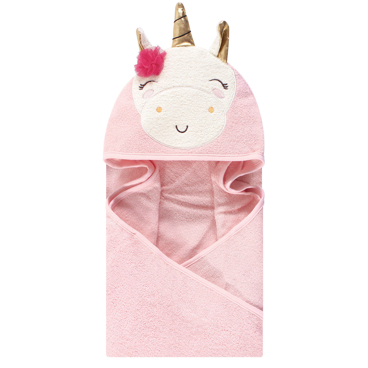 TOALLA CON CAPUCHA NIÑA UNICORNIO