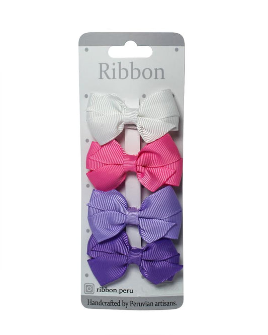 GANCHITOS PACKX4-CLASSY ONE RIBBON