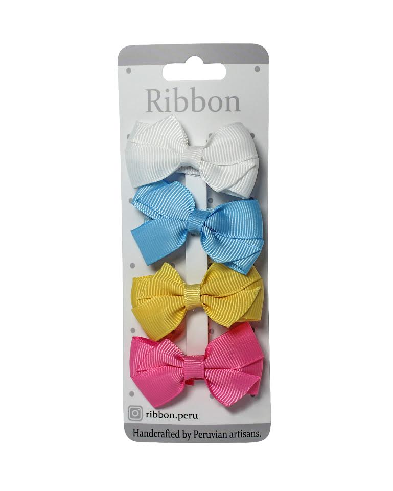 GANCHITOS PACKX4-SOFT RIBBON