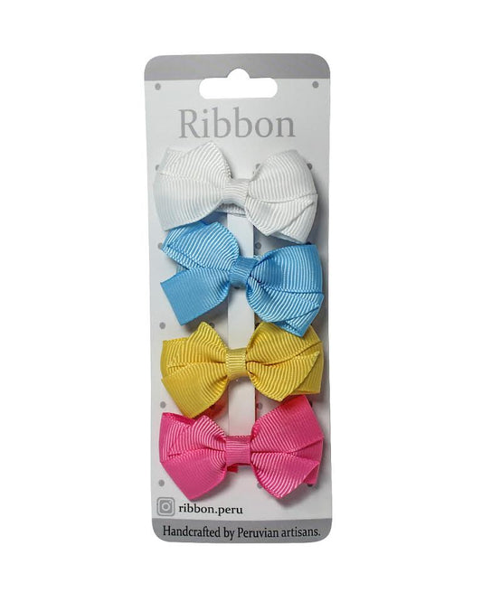 GANCHITOS PACKX4-SOFT RIBBON