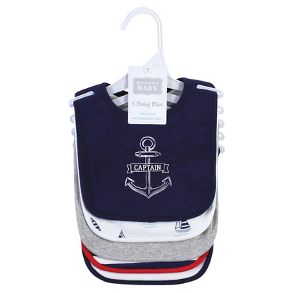 5PK BABERO NIÑO CAPITAN HUDSON BABY