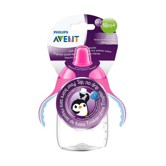 TAZA SPOUT PREMIUM 12OZ ROSA