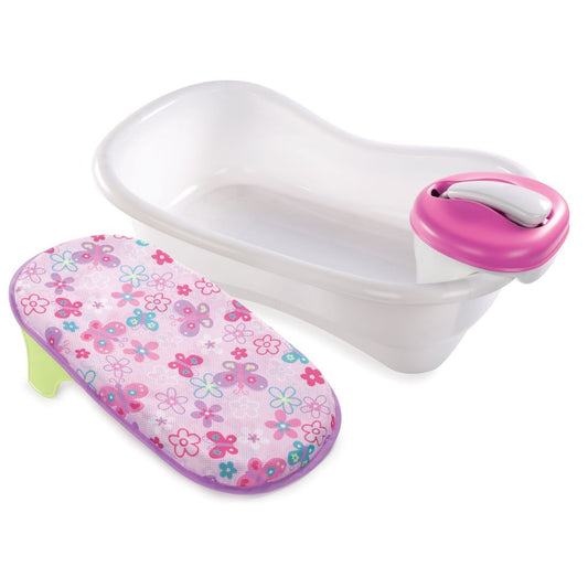 BAÑERA ROSA C/SOPORTE Y DUCHA