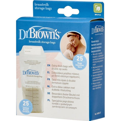 Bolsas Para  Leche Materna  x 25 Dr. Browns