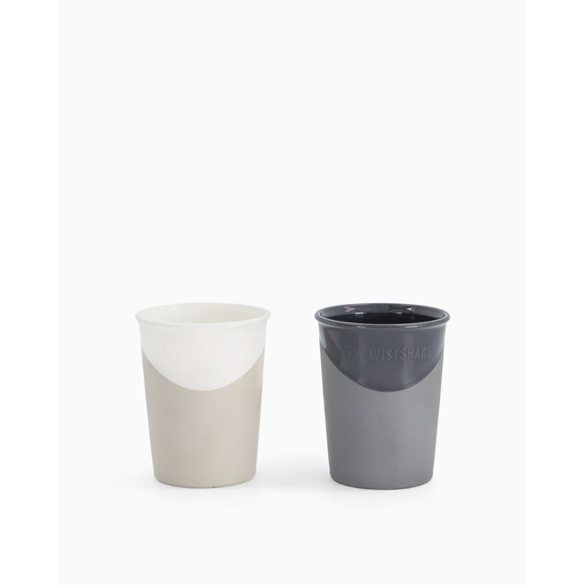 VASOS ENTRENAMIENTO x2 6M+ GRIS/NEGRO TWISTSHAKE