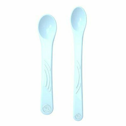 SET DE 2X CUCHARAS  4+M - CELESTE TWISTSHAKE