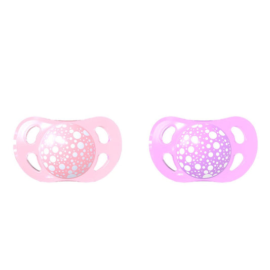 CHUPONES  2 X 0-6M - ROSA/PURPURA TWISTSHAKE