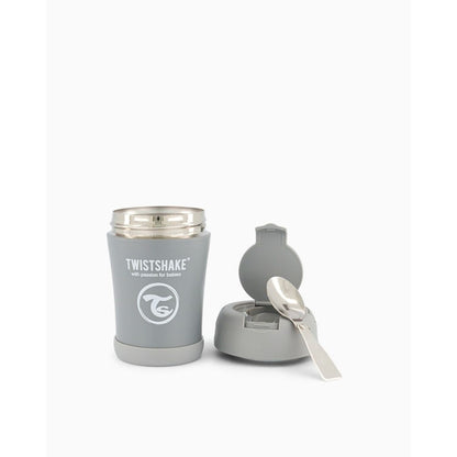 CONTENEDOR DE COMIDA 350ML - GRIS