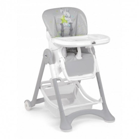 SILLA DE COMER ISTANTE GRIS CON DISENOS NIÑA