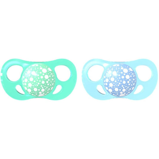 CHUPONES  2 X 0-6M - CEL/VERDE