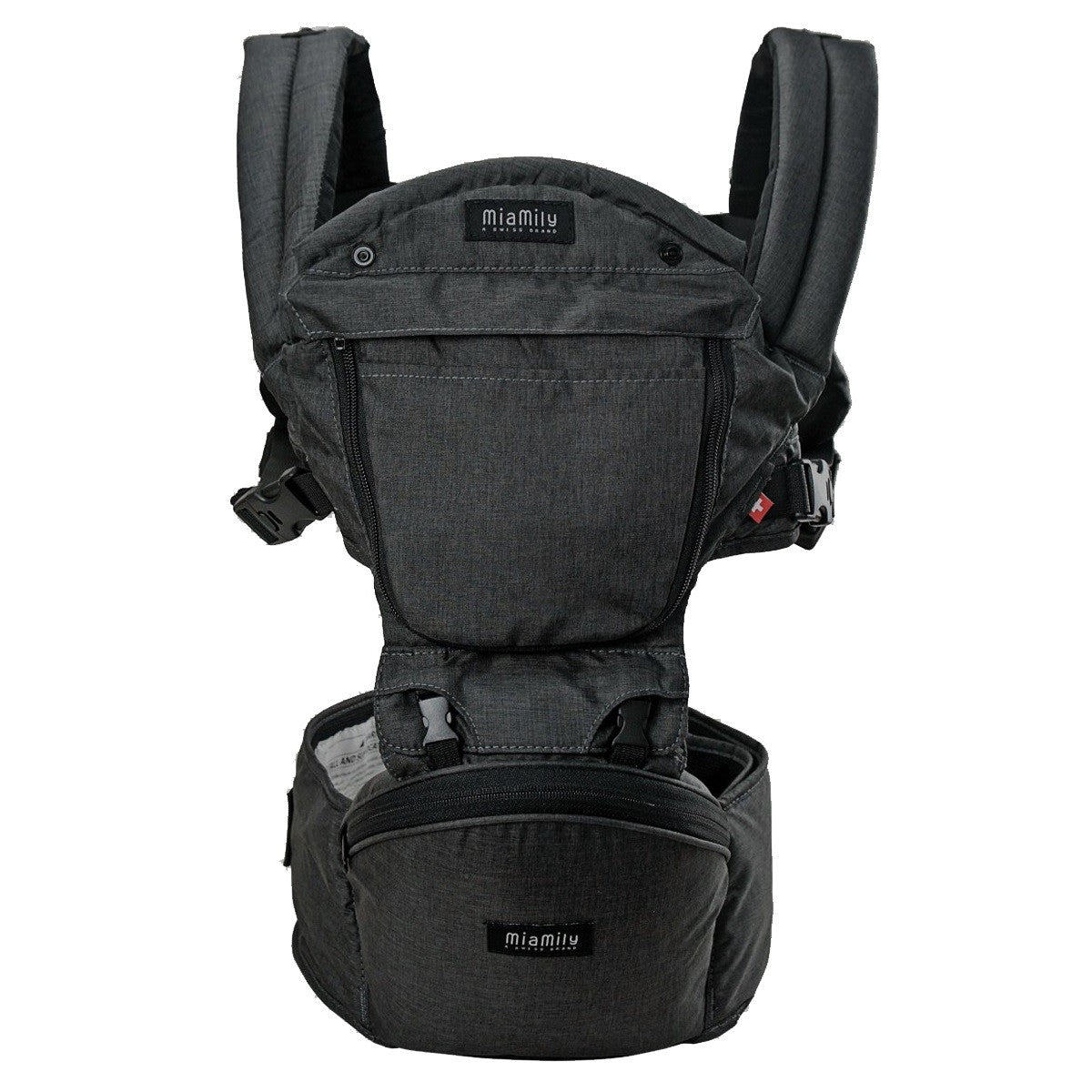 CANGURO HISPTER PLUS 3D CHARCOAL GREY MIAMILY