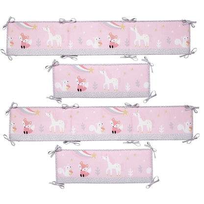 PROTECTORES LATERALES PARA CUNA RAINBOW UNICORN