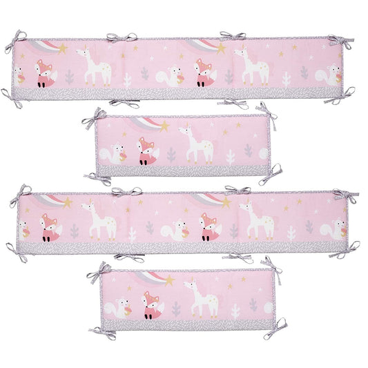 PROTECTORES LATERALES PARA CUNA RAINBOW UNICORN
