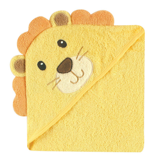 TOALLA C/  CAPUCHA LEON AMARILLO UNISEX