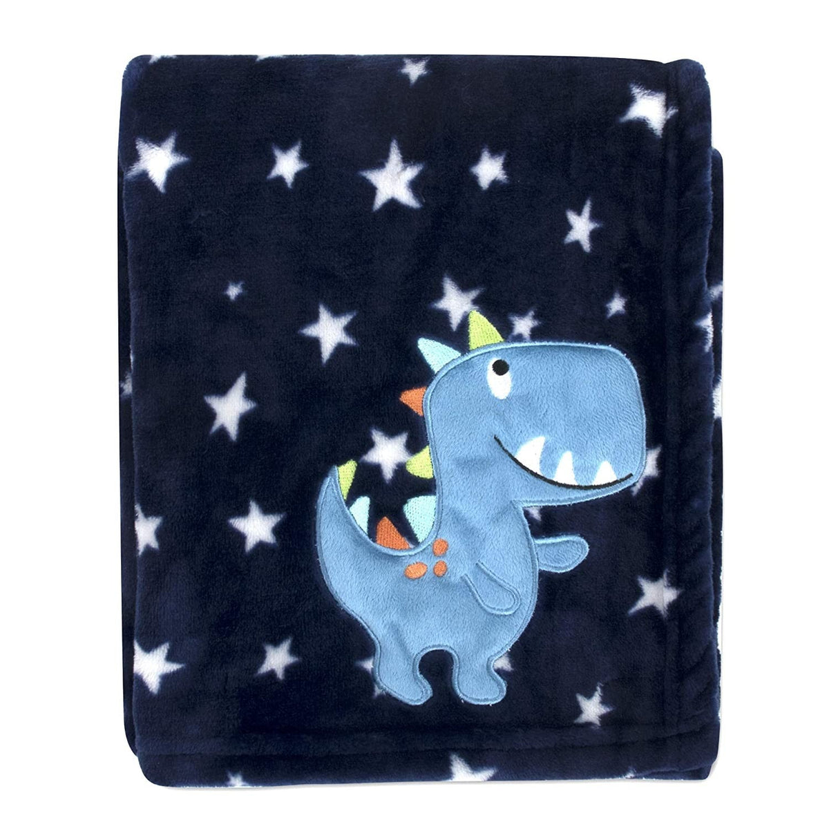 COBIJA NIÑO DINO AZUL BLANCO AD SUTTON