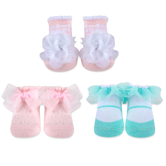SET 3 MEDIAS BB NIÑA    FANCIES
