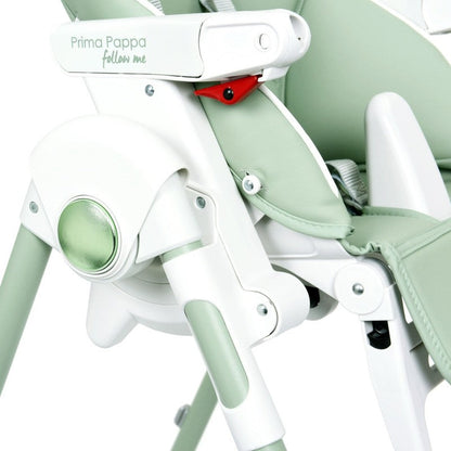 SILLA DE COMER  PRIMA PAPPA FOLLOW ME COLOR MINT PEGPEREGO
