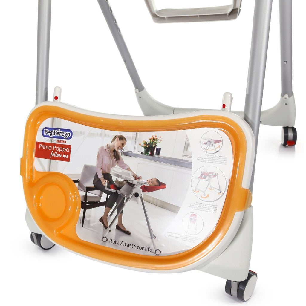 SILLA DE COMER PRIMA PAPPA FOLLOW ME ARANCIA PEG PEREGO