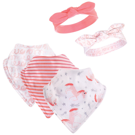5PZ BABERO BANDANA Y CINTILLO