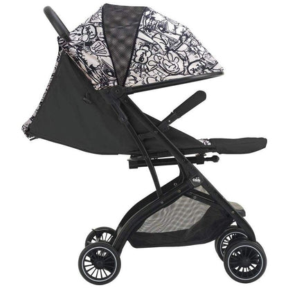 COCHE LIVIANO COMPASS BLANCO NEGRO