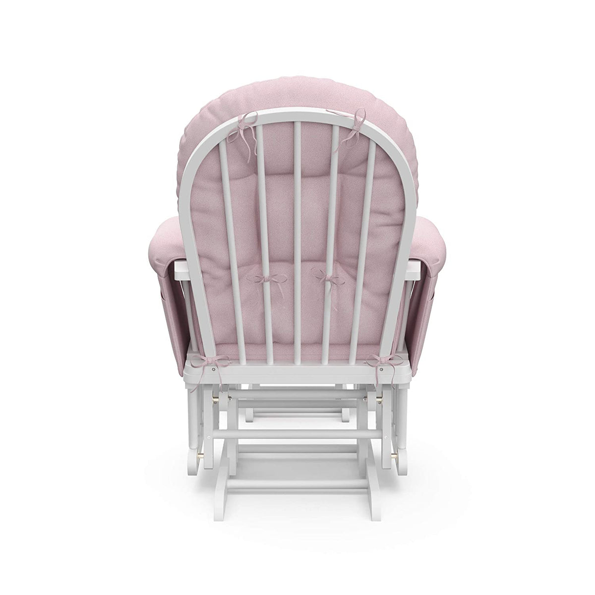 MECEDORA OTTOMAN/ WHITE / LIGHT PINK
