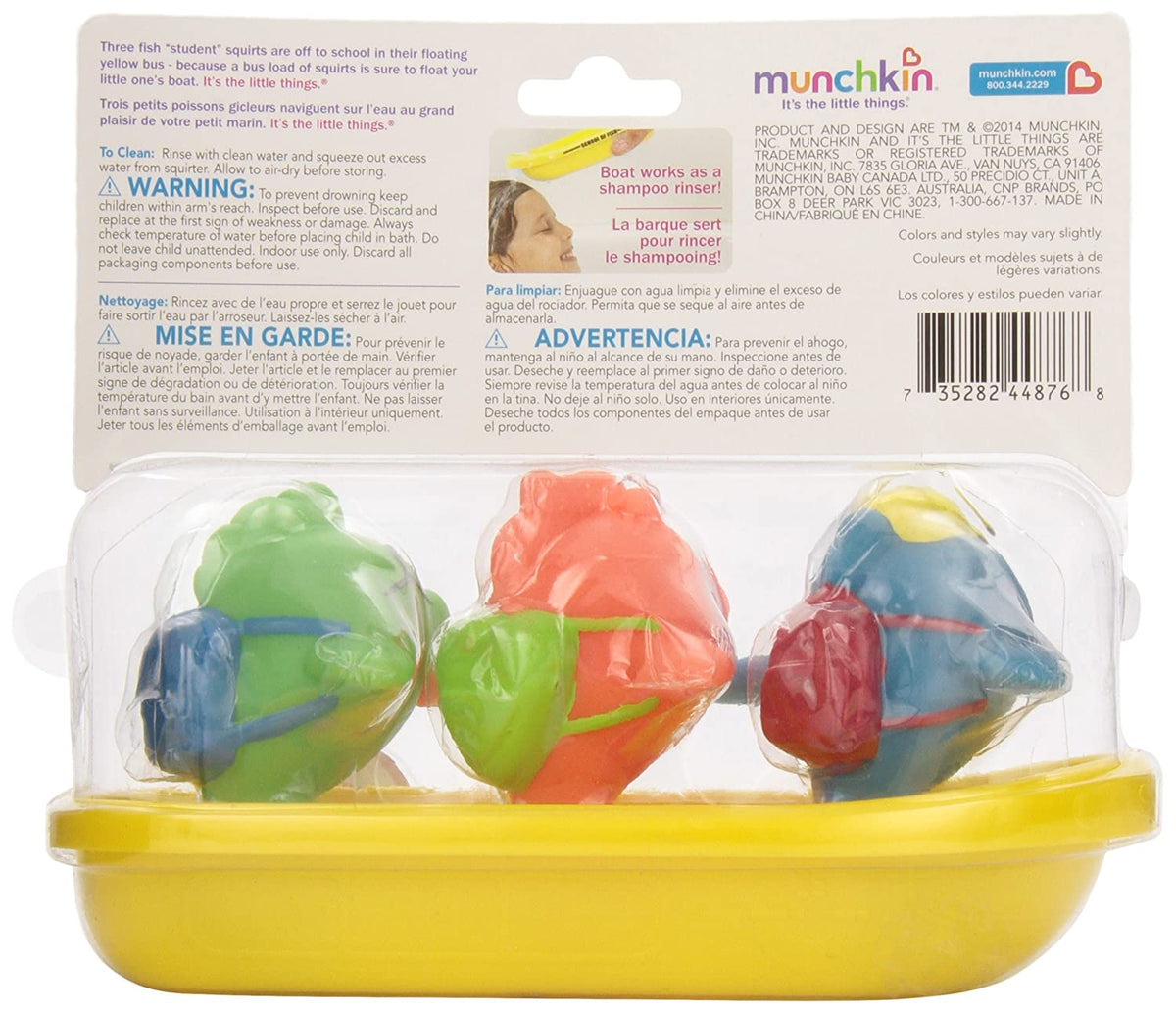 Set 3Juguetes Para Baño Munchkin
