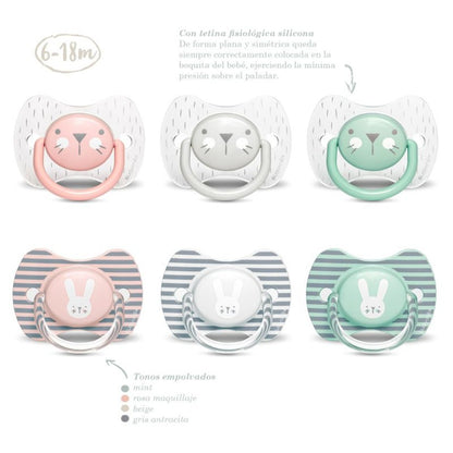 CHUPON PREM FISIOLOG 6-18M WHISKERS VER