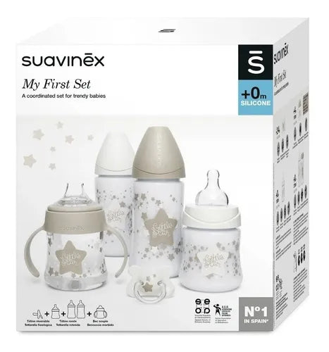 MY FIRST SET DE BIBERONES LITTLE STAR BLANCO SUAVINEX