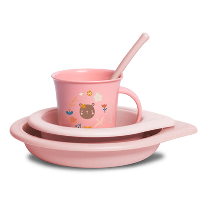 SET DE VAJILLA FOREST ROSA SUAVINEX