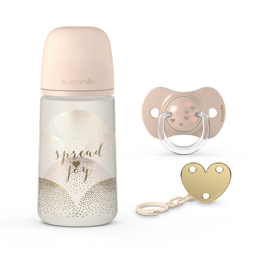 SET DE REGALO PARA BEBÉ SPREAD JOY BEIGE CON TETINA SX PRO