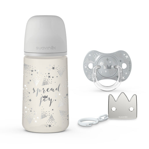 SET DE REGALO PARA BEBÉ SPREAD JOY GRIS CON TETINA SX PRO