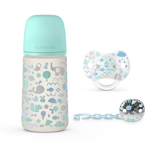 SET DE REGALO PARA BEBÉ MEMORIES AZUL CON TETINA SX PRO